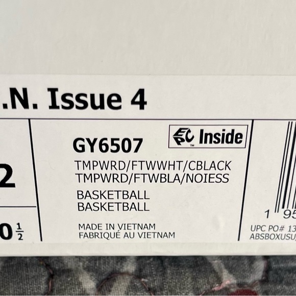 Adidas D.O.N. Issue 4 Men’s Basketball Shoes Size 11 Red NIB - Picture 4 of 6